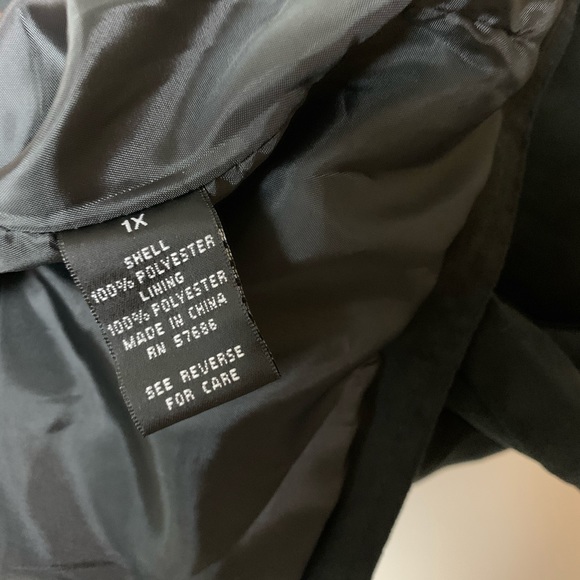 New nwt Outer Edge faux suede jacket coat blazer Plus size - Picture 5 of 7